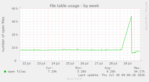 File table usage